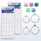 dnsm109 nose hoop silver 925 nose