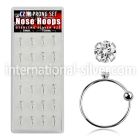 dnsm50 nose hoop silver 925 nose