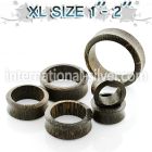 dpwbxl tunnels gauges organic body jewelry ear lobe