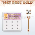 drnb19 nose bone gold nose