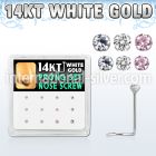 dwsc12 l shape nose studs gold nose