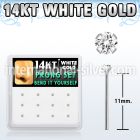 dwys3 gold bend it yourself nose studs nose piercing