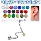 erdl16 fake illusion hoops surgical steel 316l belly button