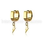 erglit anodized surgical steel +huggie choose  piercing