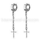 erhlcrs +stainless steel +huggie choose  piercing