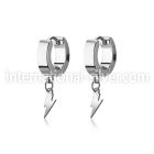 erhlit stainless steel +huggie choose  piercing