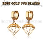 err575 anodized surgical steel huggie piercing