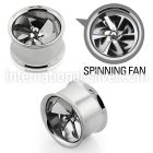 ffan tunnels gauges surgical steel 316l ear lobe