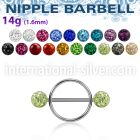 frnpe6 straight barbells surgical steel 316l nipple