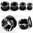 ftaa tunnels gauges acrylic body jewelry ear lobe