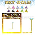 g9sztm1 gold nose screws and nose studs nose piercing