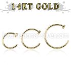 gcln20 nose hoop gold nose