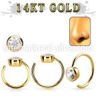 gnrz3 nose hoop gold nose
