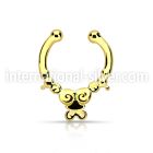 gpsepd2 fake illusion body jewelry silver 925 septum