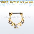 gsepl14 fake illusion body jewelry silver 925 septum