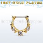 gsepl16 fake illusion body jewelry silver 925 septum