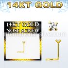 gszqm1 l shape nose studs gold nose