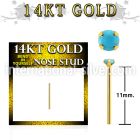 gyge7 bend it to fit nose studs gold nose