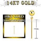 gysb1 bend it to fit nose studs gold nose