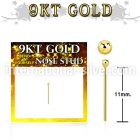 gysb9 bend it to fit nose studs gold 