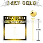 gysrd bend it to fit nose studs gold nose