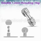 id2p dermals surgical steel 316l surface piercings