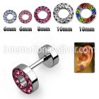ifrdc cheaters  illusion plugs and tapers surgical steel 316l ear lobe