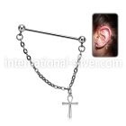 indsd9 surgical steel barbells ear lobe helix piercing