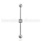 indsh1 straight barbells surgical steel 316l 