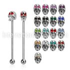 indsh23 straight barbells surgical steel 316l 