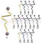 intefr5a straight barbells anodized surgical steel 316l 