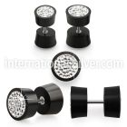 iparmc cheaters  illusion plugs and tapers organic body jewelry ear lobe