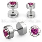 ipmcrh cheaters  illusion plugs and tapers surgical steel 316l belly button