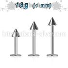 lb18cn3 labrets lip rings surgical steel 316l labrets chin