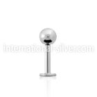 lbb5 labrets lip rings surgical steel 316l labrets chin