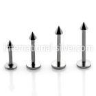 lbcn2 labrets lip rings surgical steel 316l labrets chin