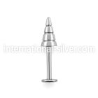 lbcn4b labrets lip rings surgical steel 316l labrets chin