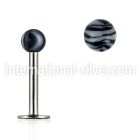 lbdxt labrets lip rings surgical steel 316l with acrylic parts labrets chin