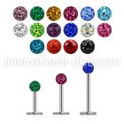 lbfr3ss surgical steel labrets lower lip tragus upper lip monroe piercing