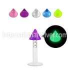 lbiglcn3 labrets lip rings bioflex ptfe labrets chin