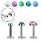 lbio labrets lip rings surgical steel 316l labrets chin