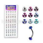 lbnec3 micro curved barbells surgical steel 316l eyebrow
