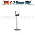 lbsdi25 labrets lip rings surgical steel 316l labrets chin