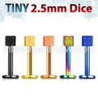 lbtdi25 labrets lip rings anodized surgical steel 316l labrets chin