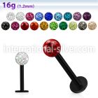 lbtfr4 labrets lip rings anodized surgical steel 316l labrets chin