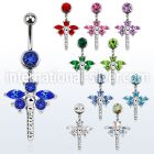 mcd008d belly rings surgical steel 316l belly button