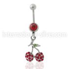 mcd354 belly rings surgical steel 316l belly button