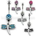 mcd392 belly rings surgical steel 316l belly button
