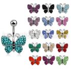 mcd448b belly rings surgical steel 316l belly button