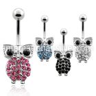 mcd451 belly rings surgical steel 316l belly button